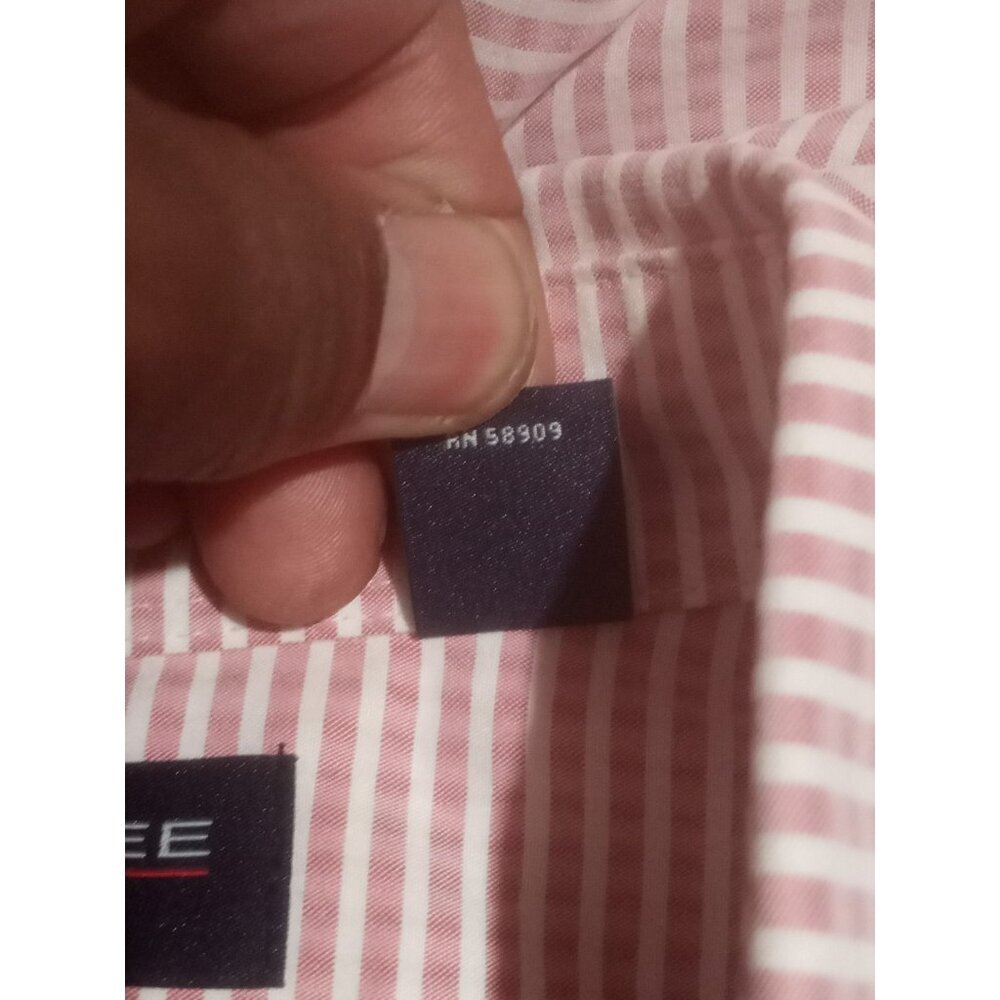 New Roundtree & Yorke Short Sleeve 2XB Pink White Check Hangout S/S Shirt NWT - Picture 10 of 13